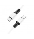 Кабель Borofone BX84, Type-C-Type-C, 3A, 60W, длина 1м, White, BOX