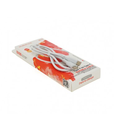 Кабель Borofone BX80, Type-C-Type-C, 3A, длина 1м, White, BOX