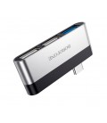 Переходник BOROFONE DH1 Type-C(Male) - USB3.0+2*USB2.0, Black, Box