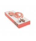 Кабель iKAKU KSC-723 GAOFEI smart charging cable for Type-C, Pink, длина 1м, 2.4A, BOX
