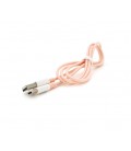 Кабель iKAKU KSC-723 GAOFEI smart charging cable for Type-C, Pink, длина 1м, 2.4A, BOX