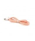 Кабель iKAKU KSC-723 GAOFEI smart charging cable for micro, Pink, длина 1м, 2.4A, BOX