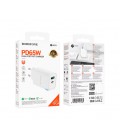 СЗУ BOROFONE BA87A 110-240V, PD65W+Q3.0, USB+Type-C, 65W, White, Box