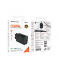 СЗУ BOROFONE BA87A 110-240V, PD65W+Q3.0, USB+Type-C, 65W, Black, Bох