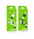 Кабель Borofone BX84, Type-C-USB, 3A, длина 1м, White, BOX