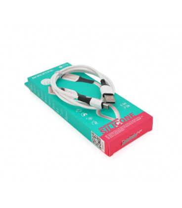 Кабель Borofone BX79, Type-C-USB, 3A, длина 1м, White, BOX