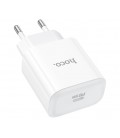 СЗУ 110-240V HOCO C76APro, USB-C, PD30W, PPS, QC3.0, White, Box
