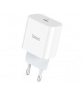 СЗУ 110-240V HOCO C76APlus, USB-C, PD20W, PPS, QC3.0, White, Box