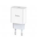 СЗУ 110-240V HOCO C76APlus, USB-C, PD20W, PPS, QC3.0, White, Box