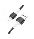 Кабель Borofone BX84, Lighting-USB, 2.4A, длина 1м, Black, BOX