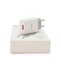 СЗУ AC100-240V iKAKU KSC-215 NATU, 1xUSB, 5V/2.1A, White, Box