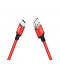Кабель Hoco X14, Type-C-USB, 3A, Red, длина 2м, BOX