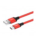 Кабель Hoco X14, Type-C-USB, 3A, Red, длина 2м, BOX