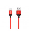 Кабель Hoco X14, Type-C-USB, 3A, Red, длина 2м, BOX