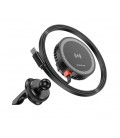 Автодержатель BOROFONE BH207+ Wireless Charging 15W, крепление на торпеду, магнит, Black, Box