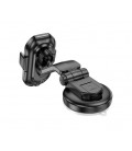 Автодержатель BOROFONE BH206+ Wireless Charging 15W, крепление на торпеду, защелка 50-90мм, Black, Box