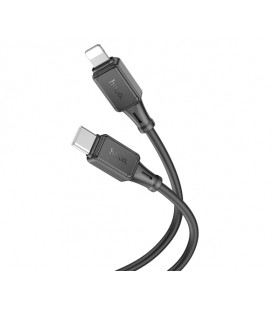 Кабель Hoco X101 Silicone, Type-C-Lighting, 27W, длина 1м, Black, BOX