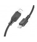 Кабель Hoco X101 Silicone, Type-C-Lighting, 27W, длина 1м, Black, BOX