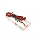 Кабель iKAKU KSC-188 DIANYA zinc alloy charging data cable series for micro, Red, длина 1,2м, 3,2А, BOX