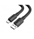 Кабель Hoco X84, Type-C-USB, 2.4A, Black, длина 1м, BOX