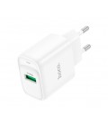 СЗУ 110-240V HOCO C140A 1xUSB, 18W, White, Blister