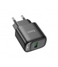 СЗУ 110-240V HOCO C140A 1xUSB, 18W, Black, Blister
