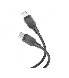 Кабель Hoco X101 Silicone, Type-C-Type-C, 60W, длина 1м, Black, BOX