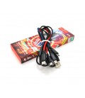 Кабель HOCO X76 USB-1 4 in 1 Micro / Iphone / 2*Type-C, 2A, длина 1м, Mix color, Box