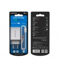 Набор BOROFONE BA21A СЗУ 1xUSB+ кабель MicroUSB, 2.4A, 1м, White, Blister
