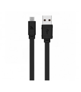 Кабель Hoco X5 Bamboo, Micro-USB, 2.4A, Black, длина 1м, BOX
