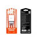 СЗУ 110-240V HOCO C72A 1xUSB, 2.1A, White, Blister