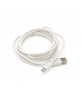 Кабель USB 2.0 (AM/Miсro 5 pin) 2,0м, белый, Пакет