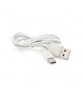 Кабель iKAKU XUANFENG charging data cable for Type-C, White, длина 1м, 2,1А, BOX
