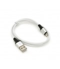 Кабель Hoco X86, Lightning-USB, 2.4A, длина 1м, White, BOX
