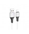 Кабель Hoco X86, Lightning-USB, 2.4A, длина 1м, White, BOX
