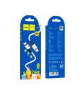 Кабель Hoco X86 silicone, Type C-Type C, 60W, White, длина 1м, BOX