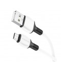 Кабель Borofone BX84, USB-Micro, 2.4A, длина 1м, White, BOX