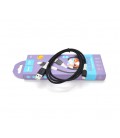 Кабель Hoco X82 silicone, iPhone-USB, 2.4A, Black, длина 1м, BOX