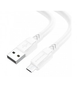 Кабель Borofone BX81, USB-Micro, 2.4A, длина 1м, White, BOX
