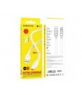 Кабель Borofone BX81, USB-Micro, 2.4A, длина 1м, White, BOX