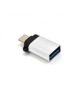 Переходник VEGGIEG TC-112 USB3.0(AF) OTG &gt, Type-C(M), Silver, Пакет