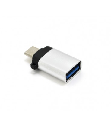 Переходник VEGGIEG TC-112 USB3.0(AF) OTG &gt, Type-C(M), Silver, Пакет