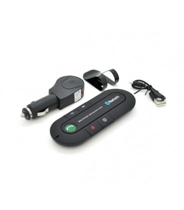 Bluetooth гарнитура для автомобиля LV-B08 Bluetooth 4.1, АЗУ, кабель micro-USB, держатель, Box