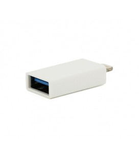 Переходник KIN KY-207 USB3.0(AF) OTG &gt, Lighting(M), White, Box
