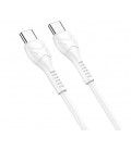 Кабель Hoco X37, Type-C-Type-C, 60W, White, длина 0.5м, BOX