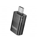 Переходник HOCO UA36B USB3.0(F) &gt, Type-C(M), Black, Box