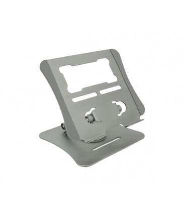 Настольная подставка для планшета MR-360, угол наклона до 90°, поворот 360 °, корпус металл, 245х205мм, 0,89кг, Silver, Box