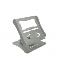 Настольная подставка для планшета MR-360, угол наклона до 90°, поворот 360 °, корпус металл, 245х205мм, 0,89кг, Silver, Box