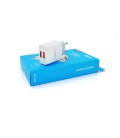 СЗУ AC100-240V iKAKU KSC-395 MINGZE, 2xUSB, Output: DC5V/2.4A (12W), White, Blister-box
