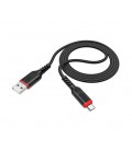 Кабель Hoco X59, Micro-USB, 2.4A, Black, длина 1м, BOX
